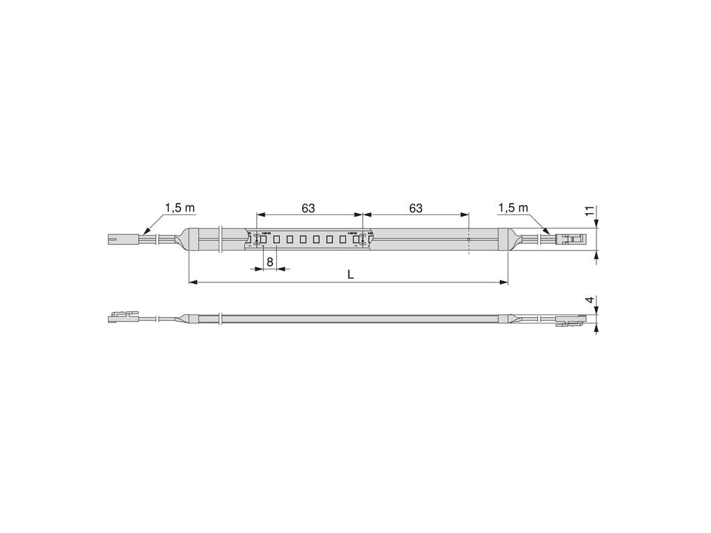 TIRA NEONLYNX 7.6W 1008MM 5206020 2700K