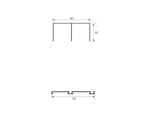 GUIA KIT GS80-GI80 BLANCO MATE 9003 3MTS