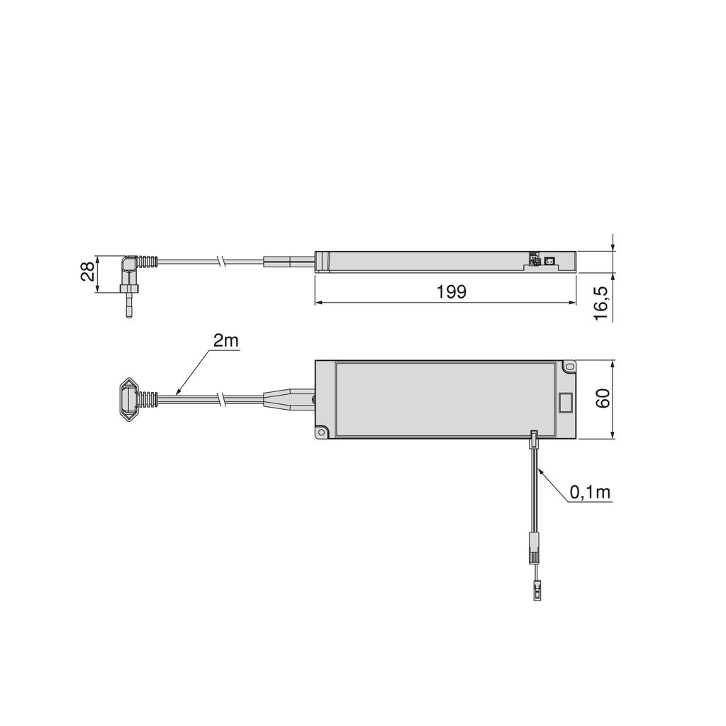 CONVERTIDOR LED 60W. (24V DC) 5152620