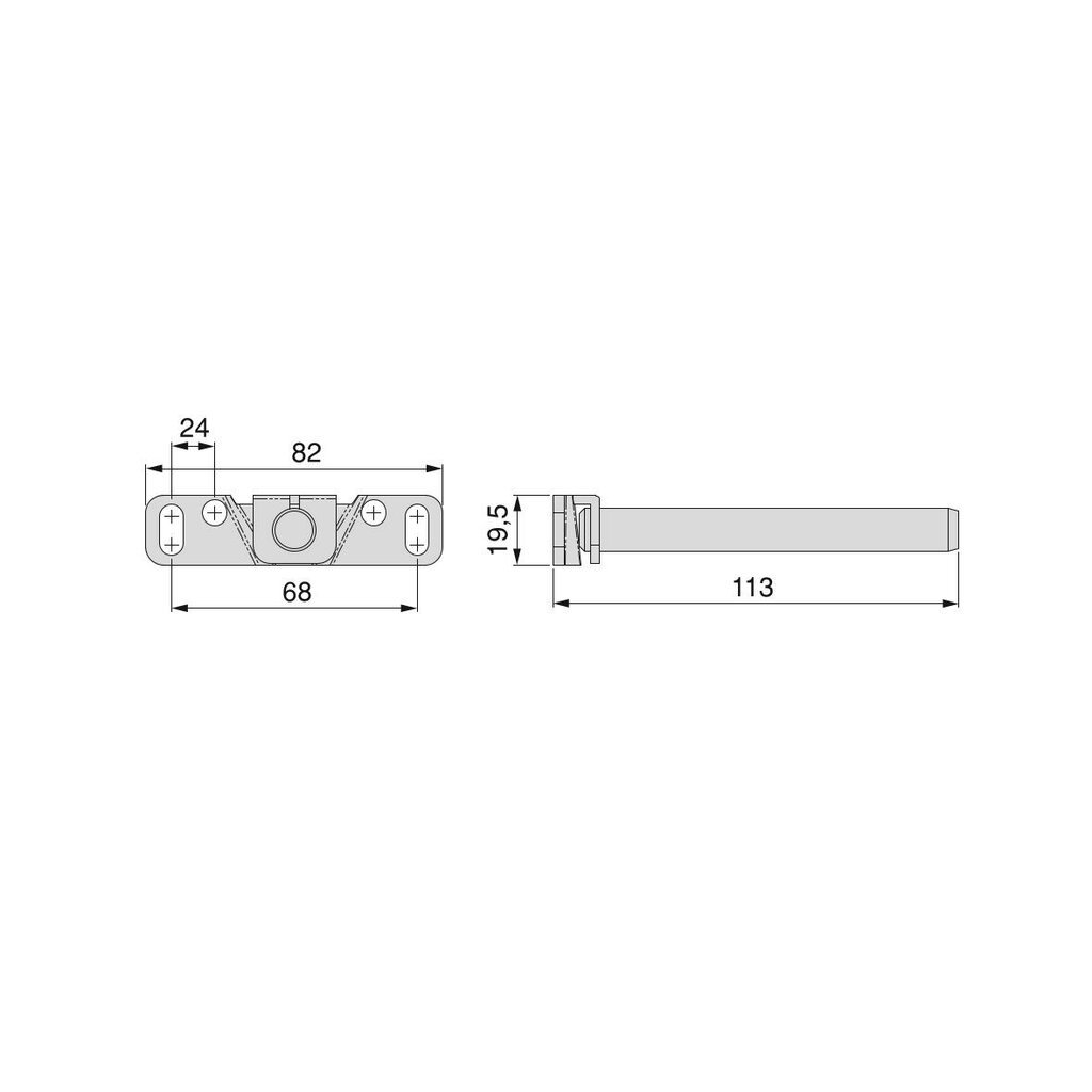 SOPORTE OCULTO RF.4015005 PHANTOM (2 UD)