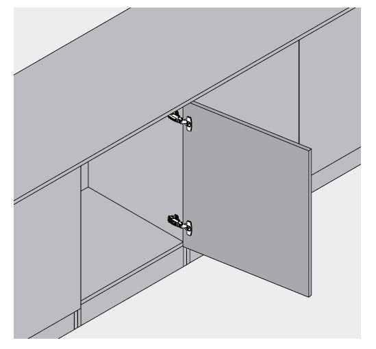 BISAGRA UNIHOPPER RECTA C/FRENO NEGRA