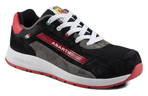 ZAPATO SEGURIDAD S3 ABARTH 595 NEGRO / ROJO TALLA 46 AB0001BKRD-46