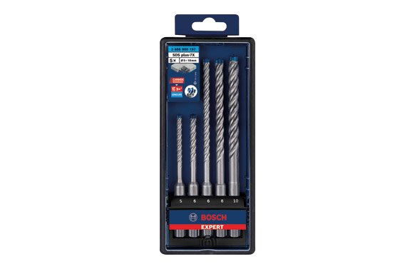BROCA SDS EXPERT PLUS SET 5 UDS 5, 6 X 2, 8 Y 10 MM 2608900197