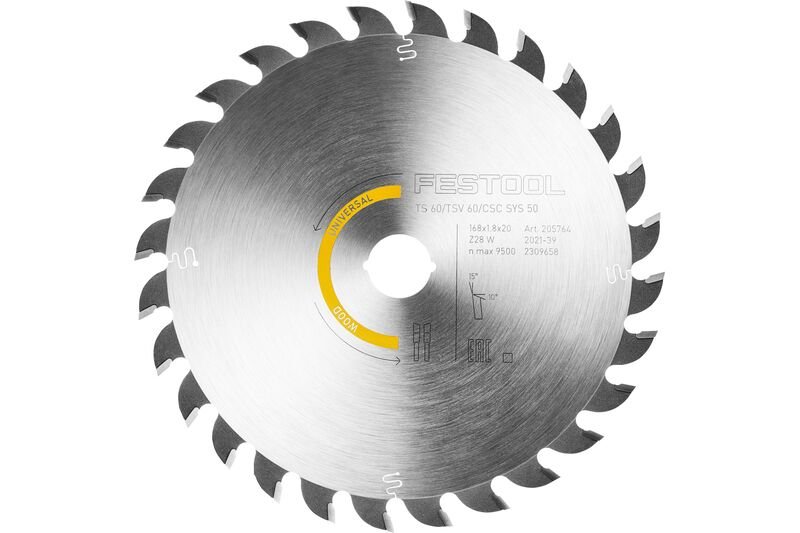 DISCO SIERRA FESTOOL 168X1,8X20 205764
