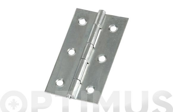 BISAGRA ESTRECHA MOD.5005 2 UDS 37 X 26 MM ACERO CINCADO 20075