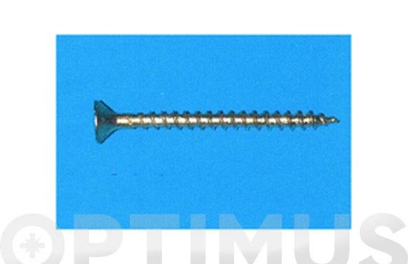 TIRAFONDO CABEZA PLANA POZI LATONADO 15 UNIDADES 3,5 X 16 MM 24706