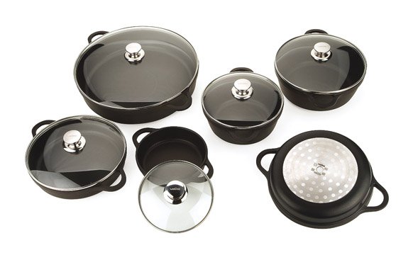 CASSOLA BAJA BLACK INDUCTION4135/25-24C