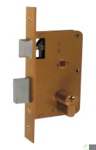 CERRADURA EMBUTIR MADERA GOLPE Y LLAVE 3100-HL/124X40 1103240