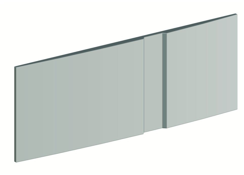 PUERTA KIT RTS-10 BLANCO MATE 9003 2.7MT