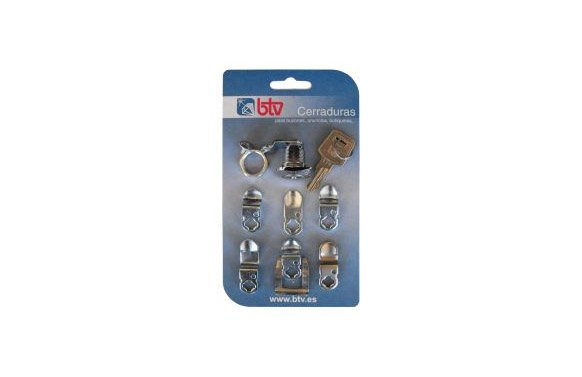 CERRADURA PARA BUZON LOGO CROMO 60006