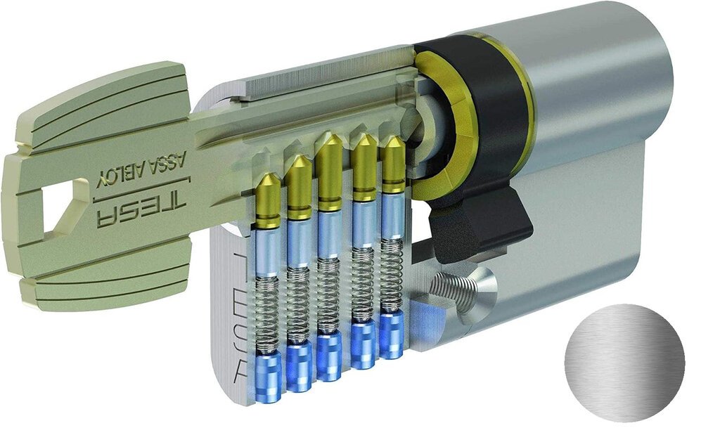 CILINDRO TE5 NIQUEL LLAVE SERRETA 30-50 50303050N