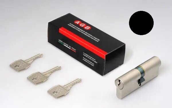 CILINDRO MOD 600 AGB 70MM (35-35)NEGRO