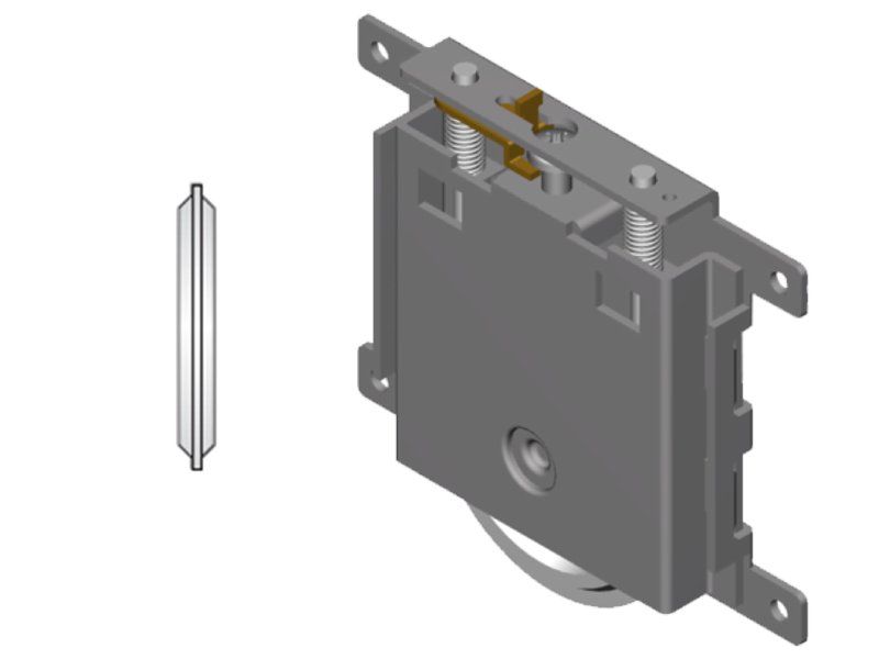 PUERTA KIT RTS-10 BLANCO MATE 9003 2.7MT