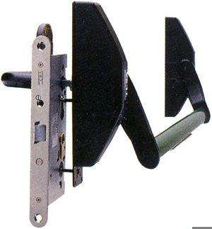 ANTIPANICO EMBUTIR 1970 90CM 1 PUNTO NEGRO/VERDE 1970908NV 1970908NV