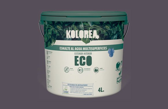 ESMALTE AL AGUA ECO SATINADO 750 ML GRIS KES-07-750ML/06144