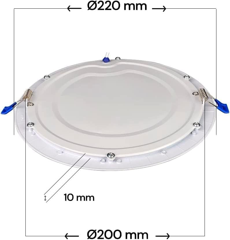 DOWNLIGHT LED EMPOTRAR REDONDO BLANCO 20CM 24W 2550LM 6500K 929003327101