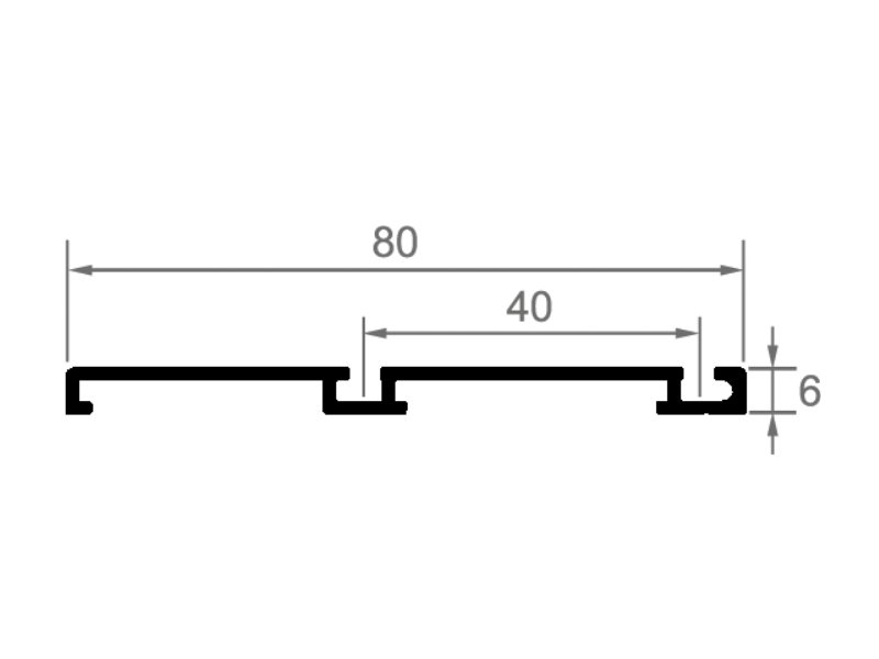 GUIA KIT GS80-GI80 NEGRO MATE 4 MTS
