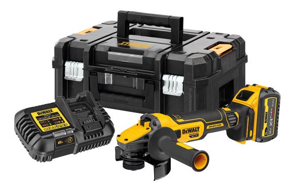 AMOLADORA BATERIA  125 MM, 18 V, SIN ESCOBILLAS DCG409T1-QW