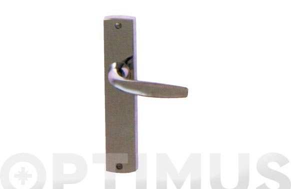 MANILLA 540 PLACA LARGA (JUEGO) 200X40MM CROMO 5400