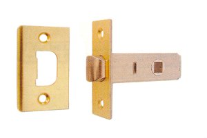 PICAPORTE LATONADO MUELLE DOBLE 35 MM CANTO RECTO PI2035LT
