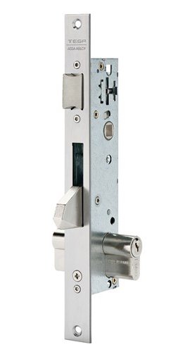 CERRADURA METALICA 2210-28 ENTRADA 20MM ACERO INOX 221028AI