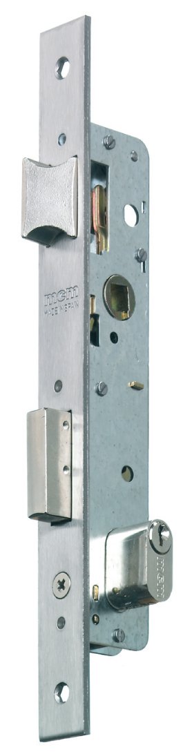 CERRADURA METALICA 1550-21 ENTRADA 18MM CILINDRO OVALADO INOX 1550-21