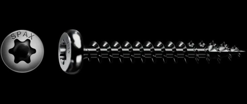 TORNILLO SPAX C/RE NEGRO 4,0X16 T20 200U