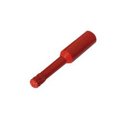 BROCA PORCELANICO 8MM MANGO 12MM ROJA