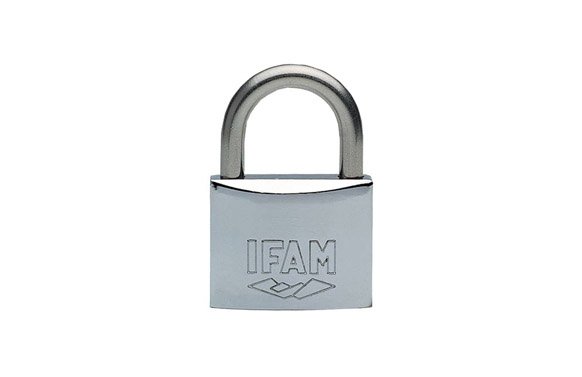 CANDADO INOX ARCO NORMAL IFAM 30 MM CROMADO 083000