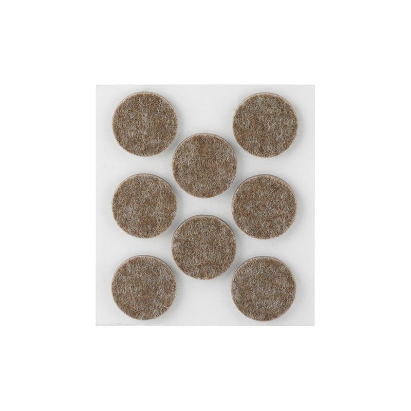 FIELTRO ADHESIVO PATA MUEBLE MARRON  27 MM 4003-4- 000