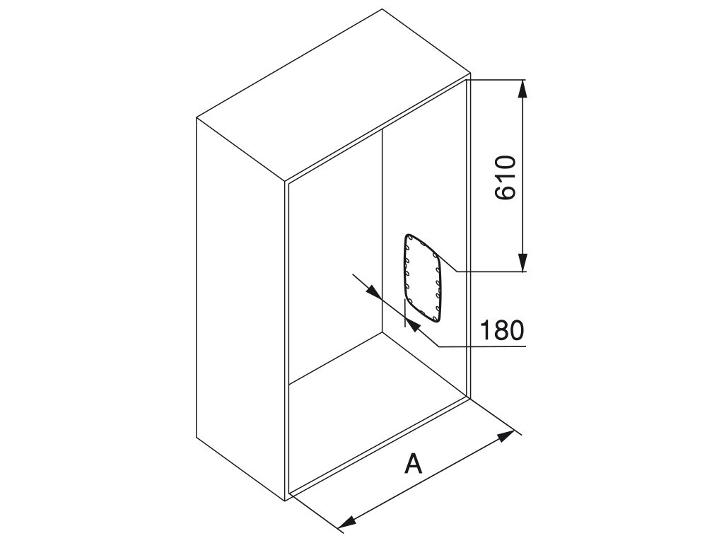 COLGADOR ABATIBLE SLING 600-830 CROMADO