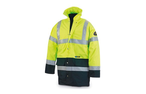 PARKA ALTA VISIBILIDAD MARINO / AMARILLO TALLA S 288-PFYMIX-S