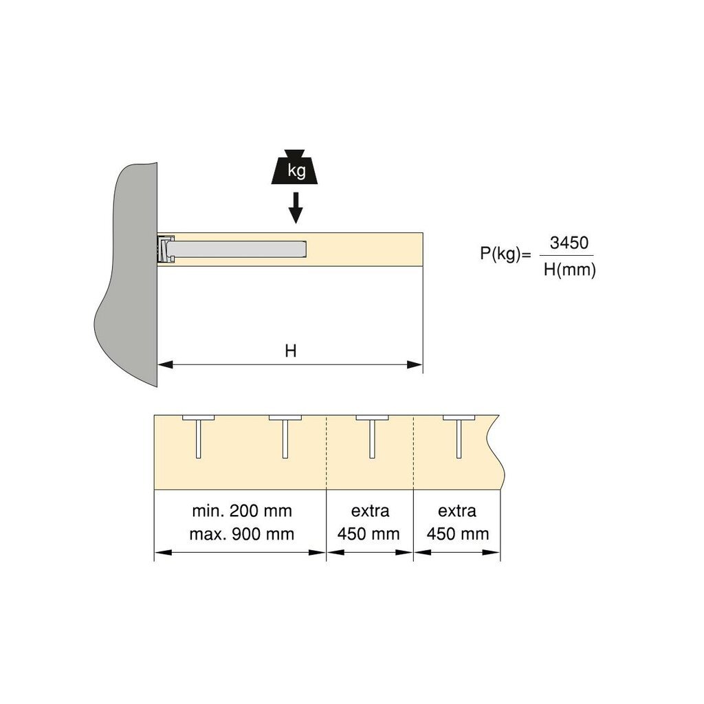 SOPORTE OCULTO RF.4015005 PHANTOM (2 UD)